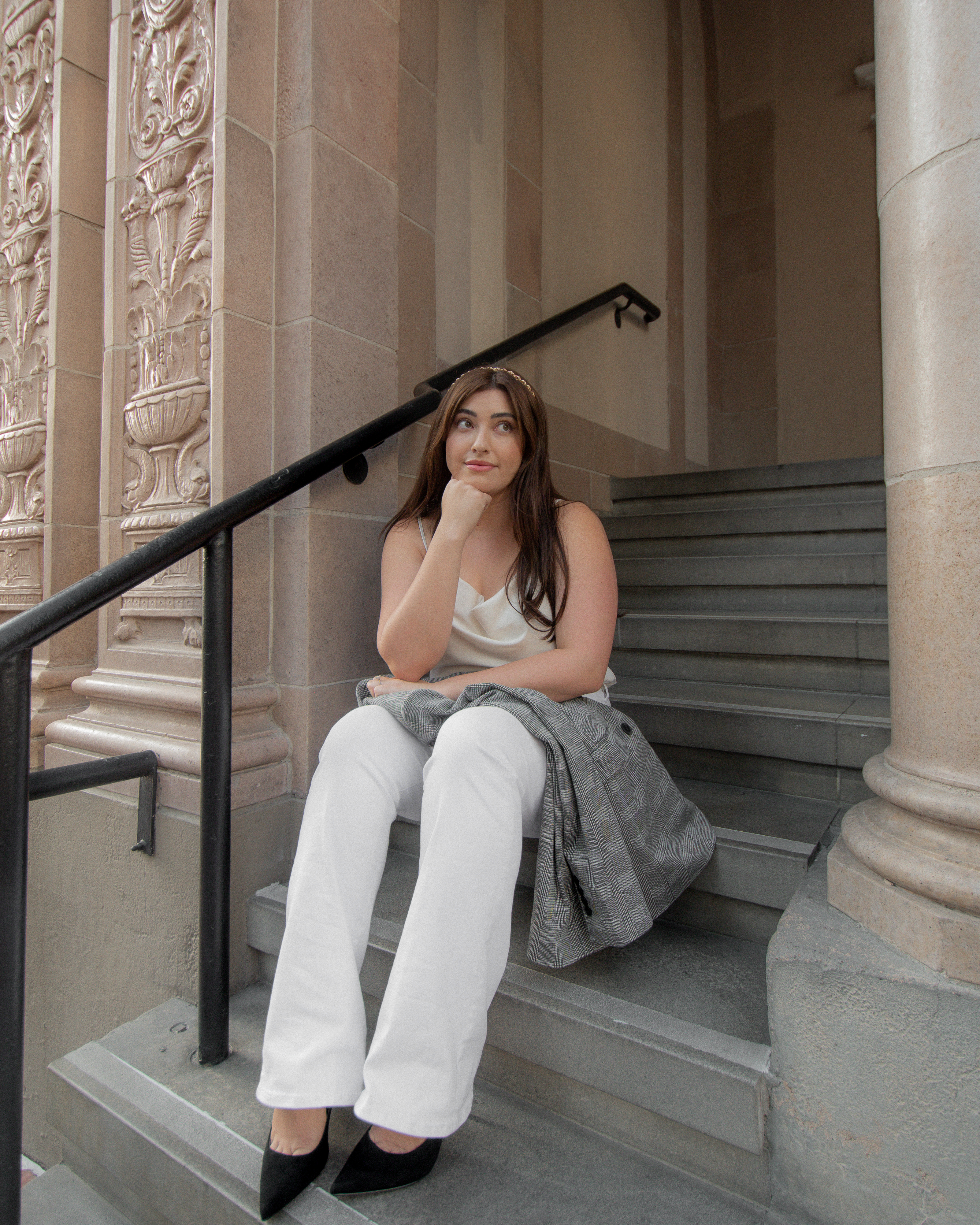 Gossip Girl Inspired Summer to Fall Transition Outfit