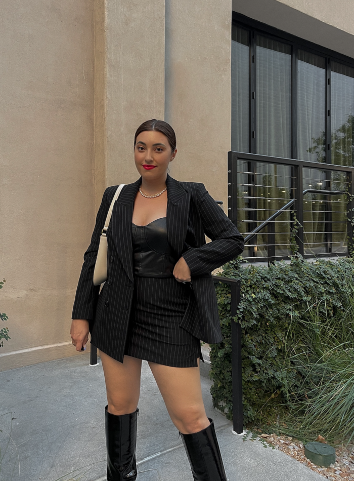 How to Style a Pinstripe Blazer