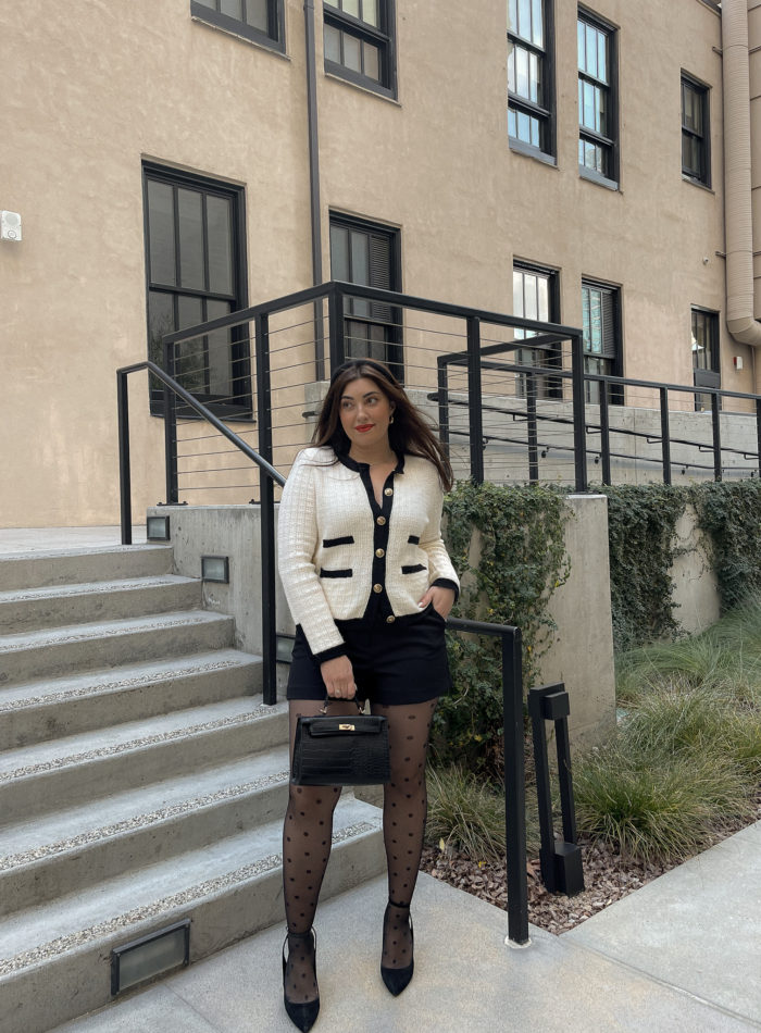Parisian Inspired Early Spring Outfit
